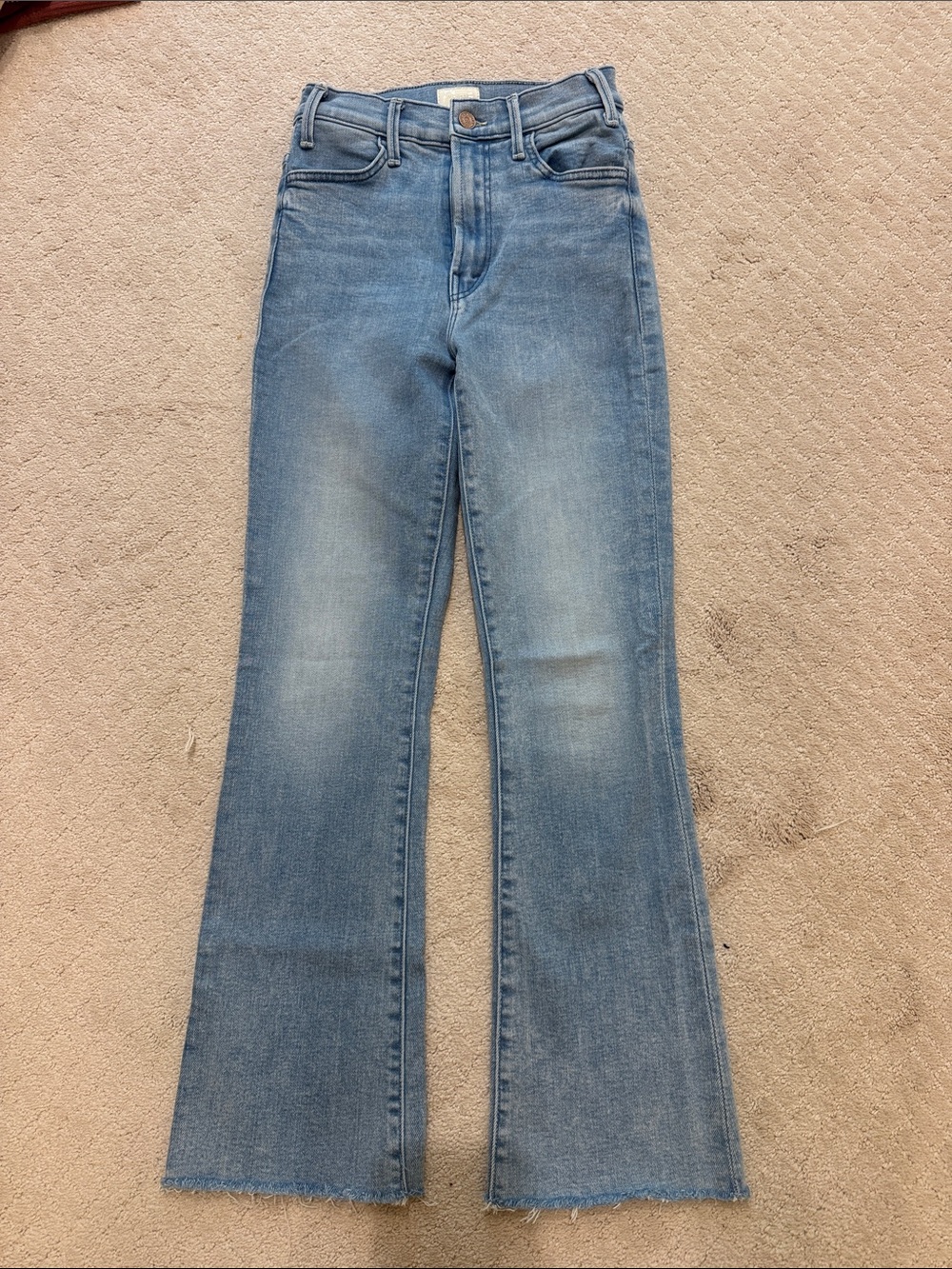 Light Blue High-Rise Flared Women's Jeans
